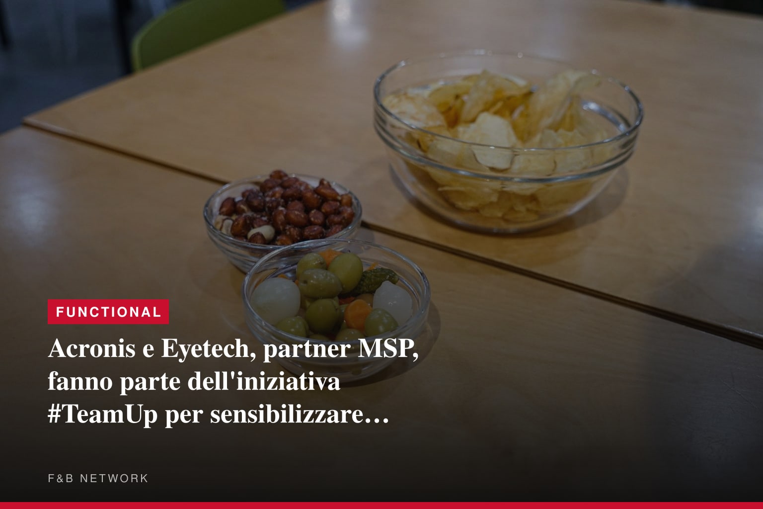 Acronis e Eyetech, partner MSP, fanno parte dell'iniziativa #TeamUp per sensibilizzare i bambini di Malta alla sicurezza informatica