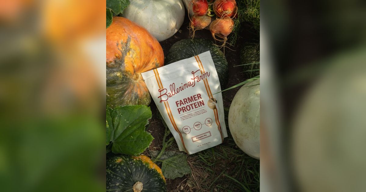 Ballerina Farm Relaunches Pumpkin Pie Protein for Fall Season