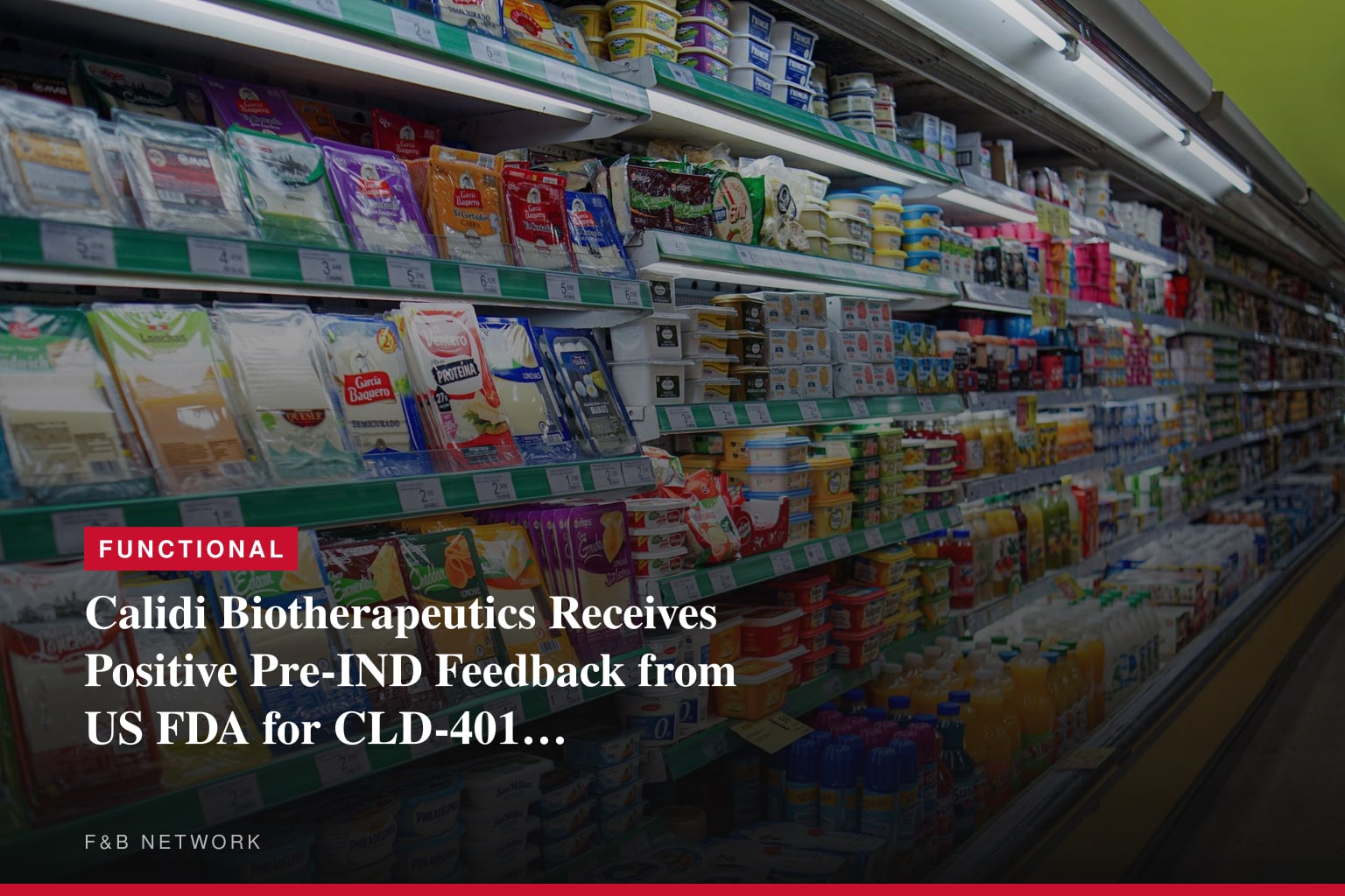 Calidi Biotherapeutics Receives Positive Pre-IND Feedback from US FDA for CLD-401 Indicating Agreement on its Current Development Strategy as it Advances Towards a First-in-Human Study