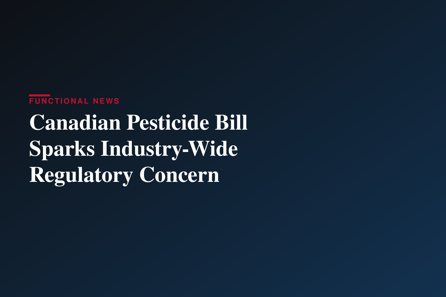 C-30 et C-31 : Des organisations pancanadiennes demandent à Ottawa de ne pas affaiblir l’encadrement des pesticides