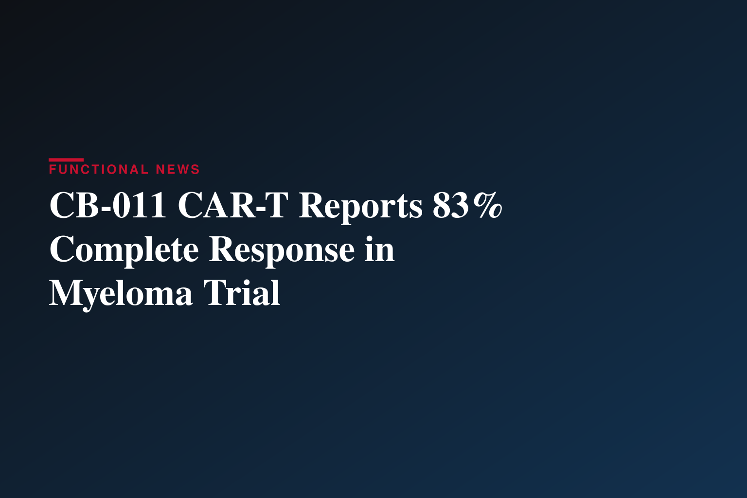 Caribou Biosciences Reports Dose Escalation Durability Data for CB-011 at the 2026 European Hematology Association (EHA) Annual Meeting
