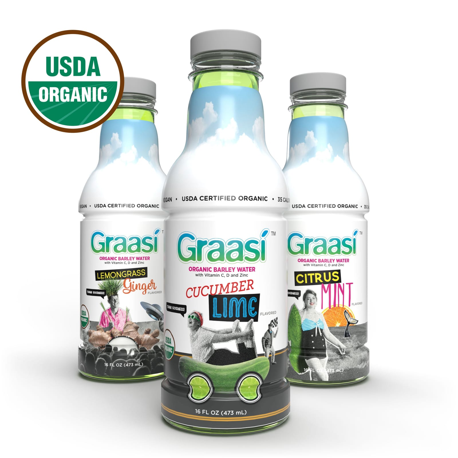 Graasi's Organic Barley Water Delivers Complete Amino Acid Profile