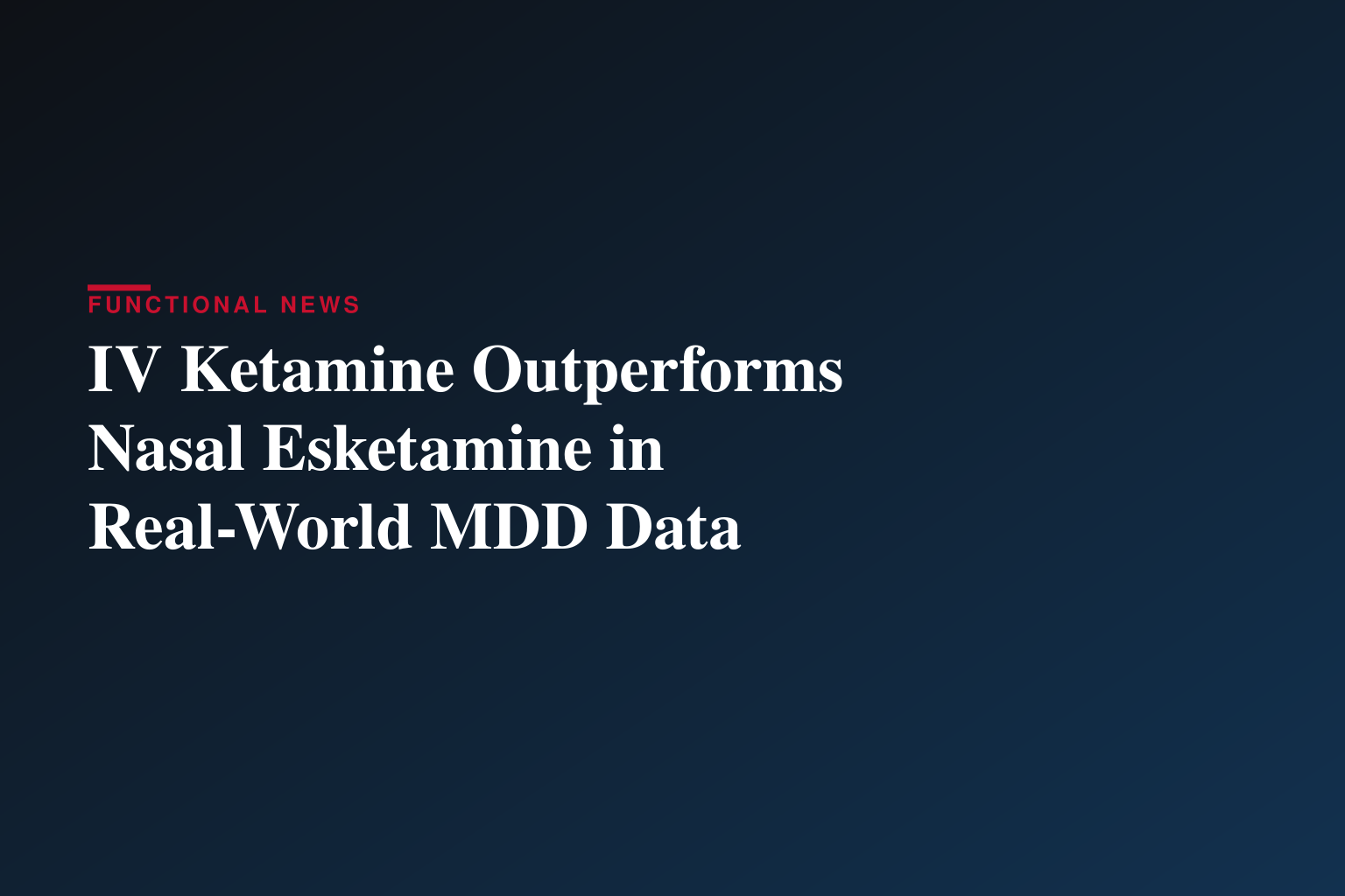NRx Pharmaceuticals (Nasdaq:NRXP) notes presentation by Osmind, Inc. of IV Ketamine Efficacy vs. Nasal esketamine Efficacy at American Society of Clinical Psychopharmacology. 