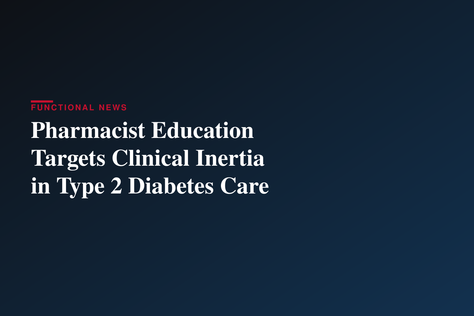 PTCE Poster Presented at ADA Scientific Sessions Highlights Educational Strategies to Address Clinical Inertia in Type 2 Diabetes