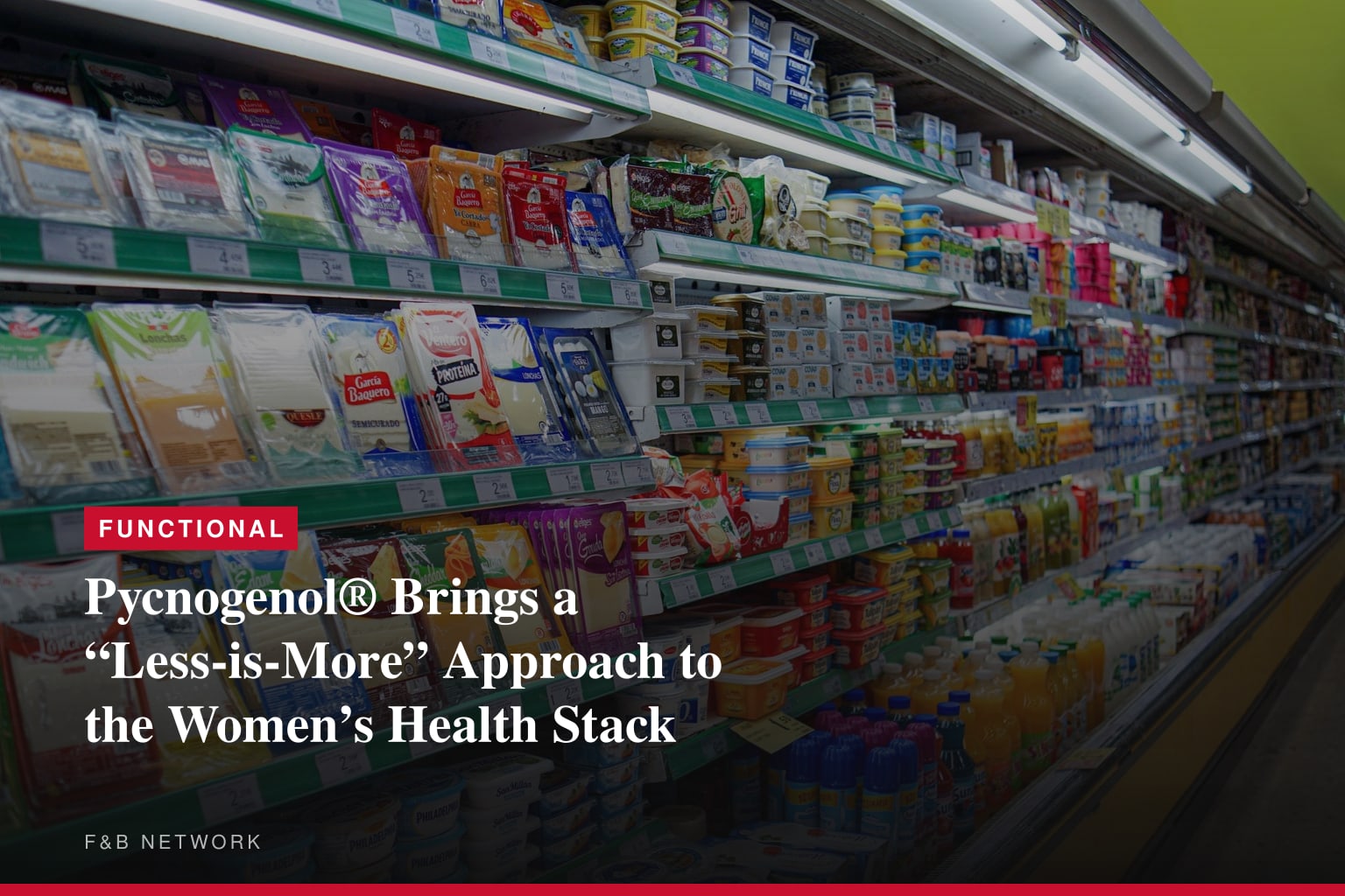 Pycnogenol® Brings a “Less-is-More” Approach to the Women’s Health Stack