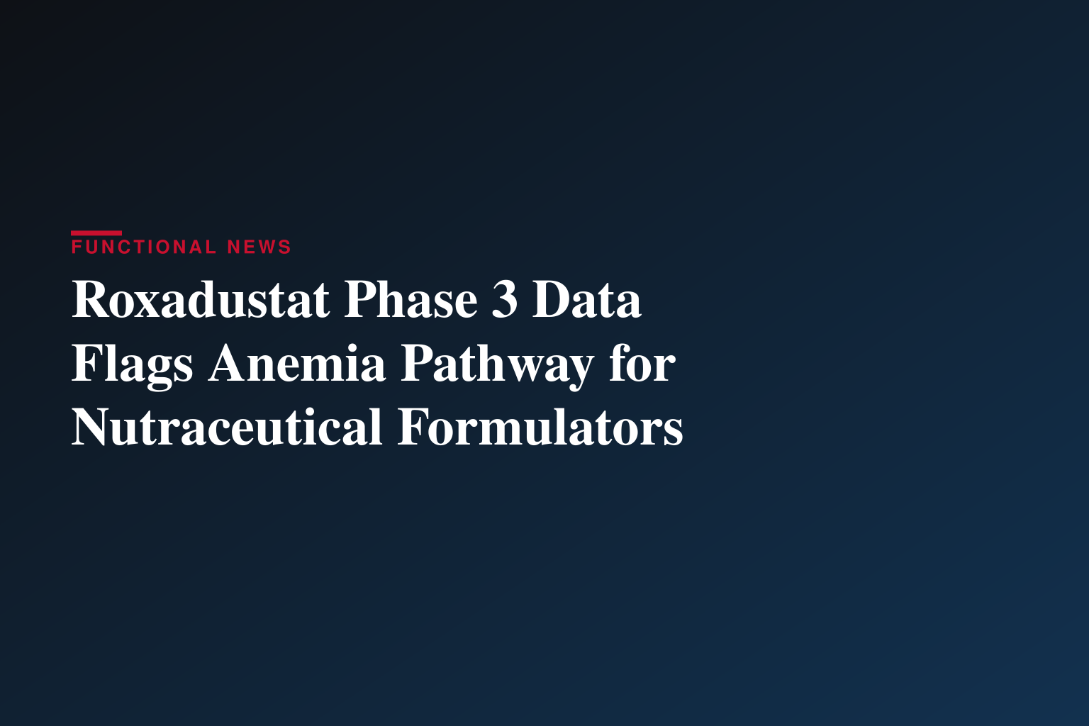 Kyntra Bio Presents New Roxadustat Data on Improvements in Transfusion Independence Regardless of Ring Sideroblast Status in Patients with Anemia due to Lower-Risk Myelodysplastic Syndromes