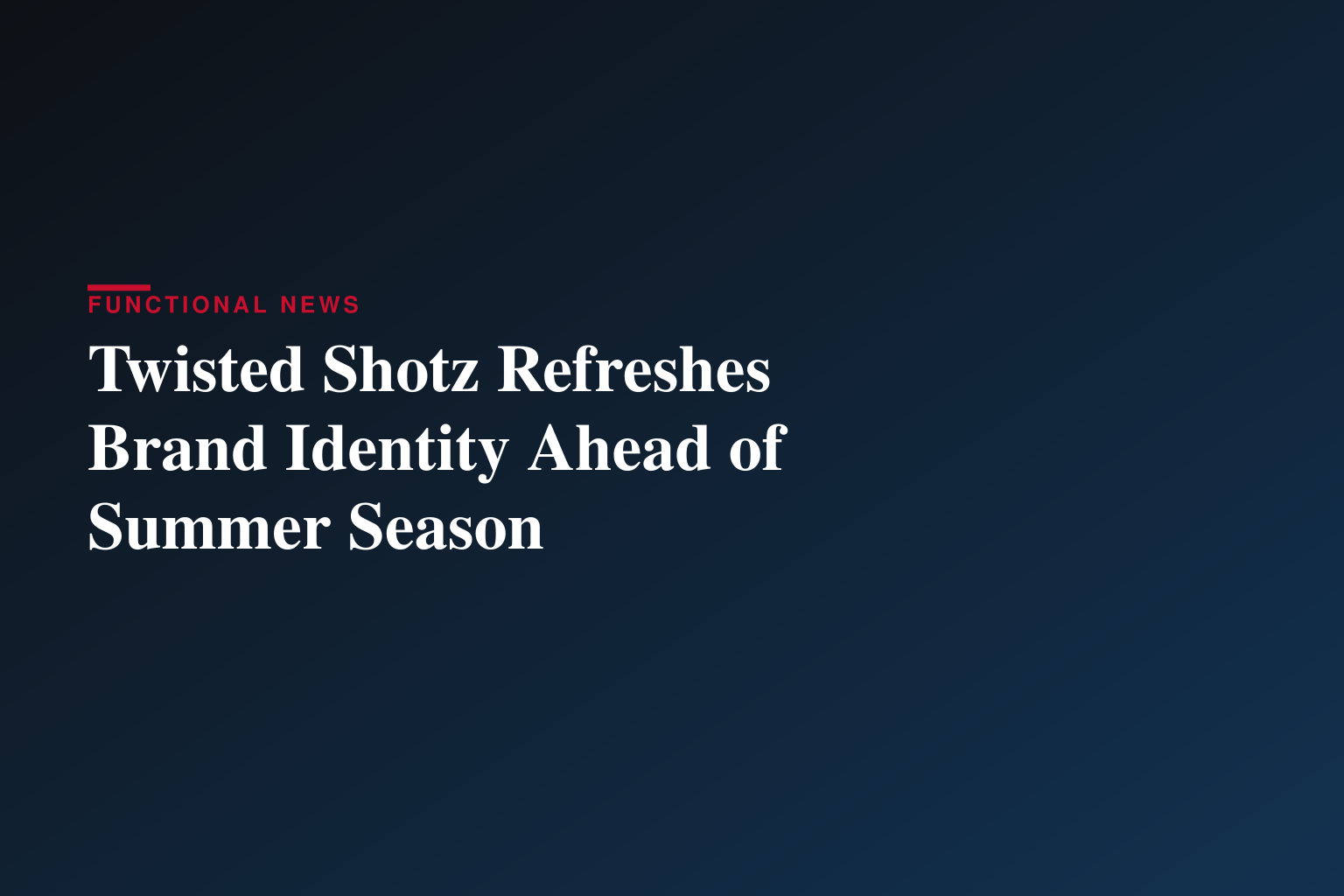Twisted Shotz Brings the Twist Back to the Shooter Category
