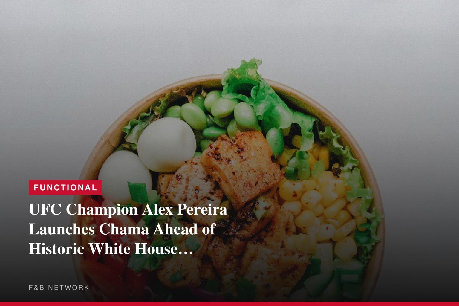 UFC Champion Alex Pereira Launches Chama Ahead of Historic White House Title Fight